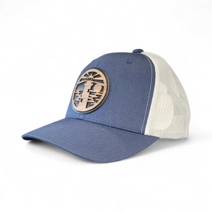 The Beacon – Lighthouse Wooden Patch Hat - 4 Arrows Creations