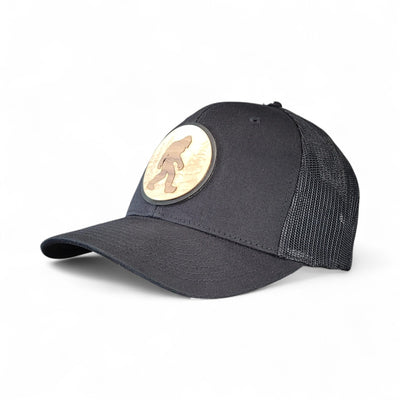The Hide Seek Champion – Bigfoot Wooden Patch Hat - 4 Arrows Creations