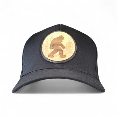 The Hide Seek Champion – Bigfoot Wooden Patch Hat - 4 Arrows Creations