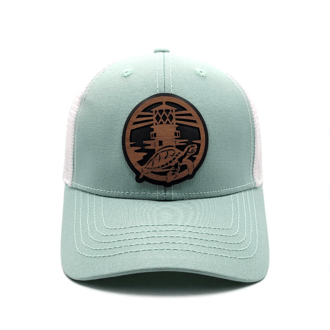 The Jupiter Influencer - Women's Ponytail Wooden Patch Hat - 4 Arrows Creations