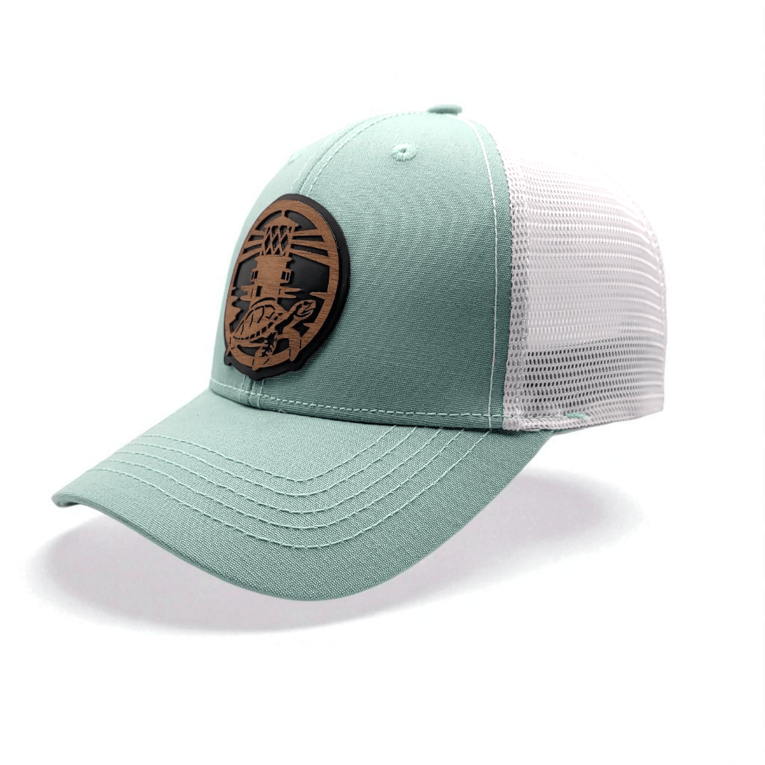 The Jupiter Influencer - Women's Ponytail Wooden Patch Hat - 4 Arrows Creations
