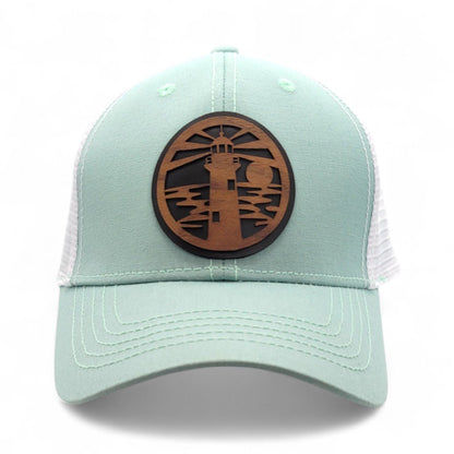 The Lighthouse – Women’s Ponytail Wooden Patch Hat - 4 Arrows Creations