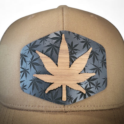 The Urban Gardener Wooden Patch Hat - 4 Arrows Creations