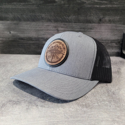 The Wanderer Wooden Patch Hat - 4 Arrows Creations