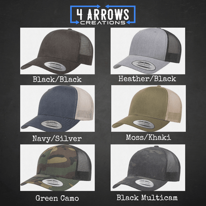 The Wanderer Wooden Patch Hat - 4 Arrows Creations