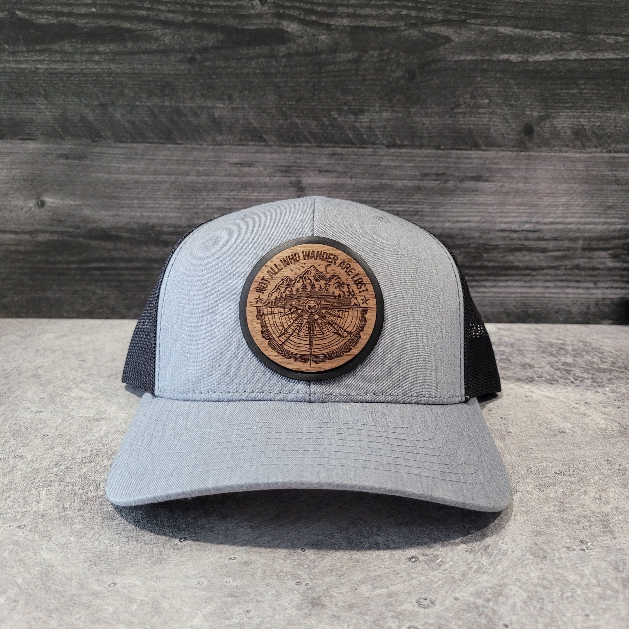 The Wanderer Wooden Patch Hat - 4 Arrows Creations