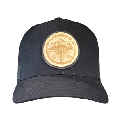 The Wanderer Wooden Patch Hat - 4 Arrows Creations