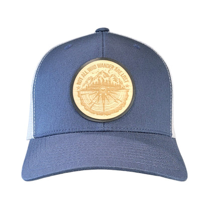 The Wanderer Wooden Patch Hat - 4 Arrows Creations