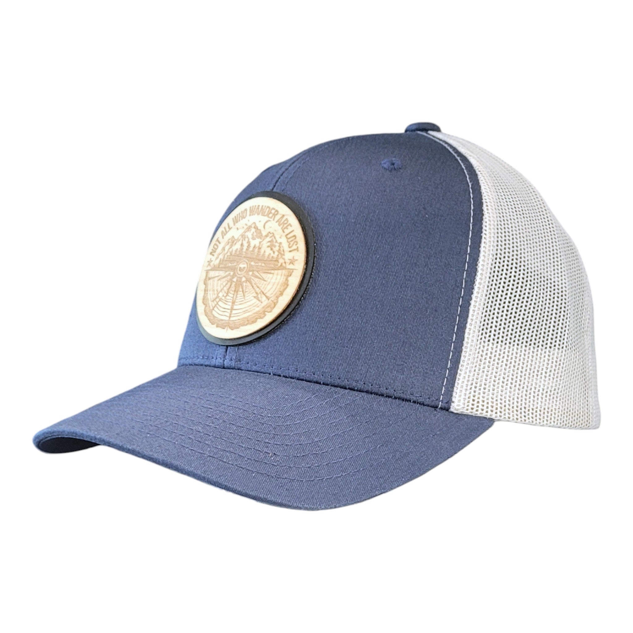 The Wanderer Wooden Patch Hat - 4 Arrows Creations