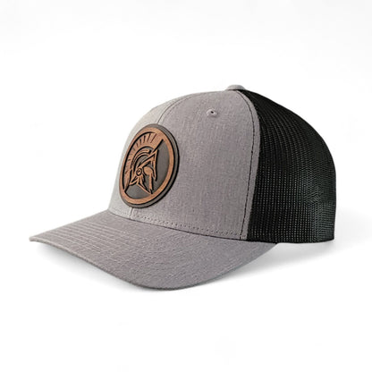 Warrior's Code – Spartan Helmet Wooden Patch Hat - 4 Arrows Creations