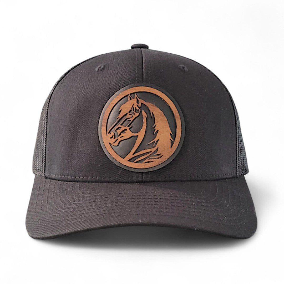 Wild Spirit – Horse Wooden Patch Hat - 4 Arrows Creations