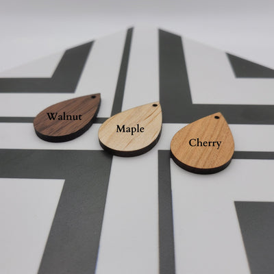 Aphrodite Wood Earrings - 4 Arrows Creations