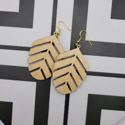 Aura Wood Earrings - 4 Arrows Creations