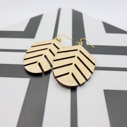 Aura Wood Earrings - 4 Arrows Creations
