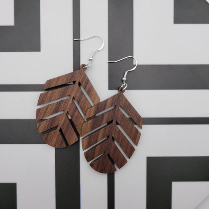 Aura Wood Earrings - 4 Arrows Creations