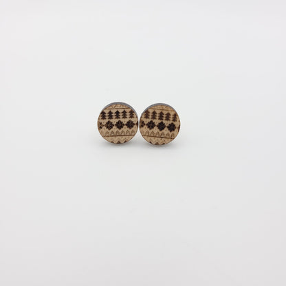 Christmas Sweater Stud Earrings - 4 Arrows Creations