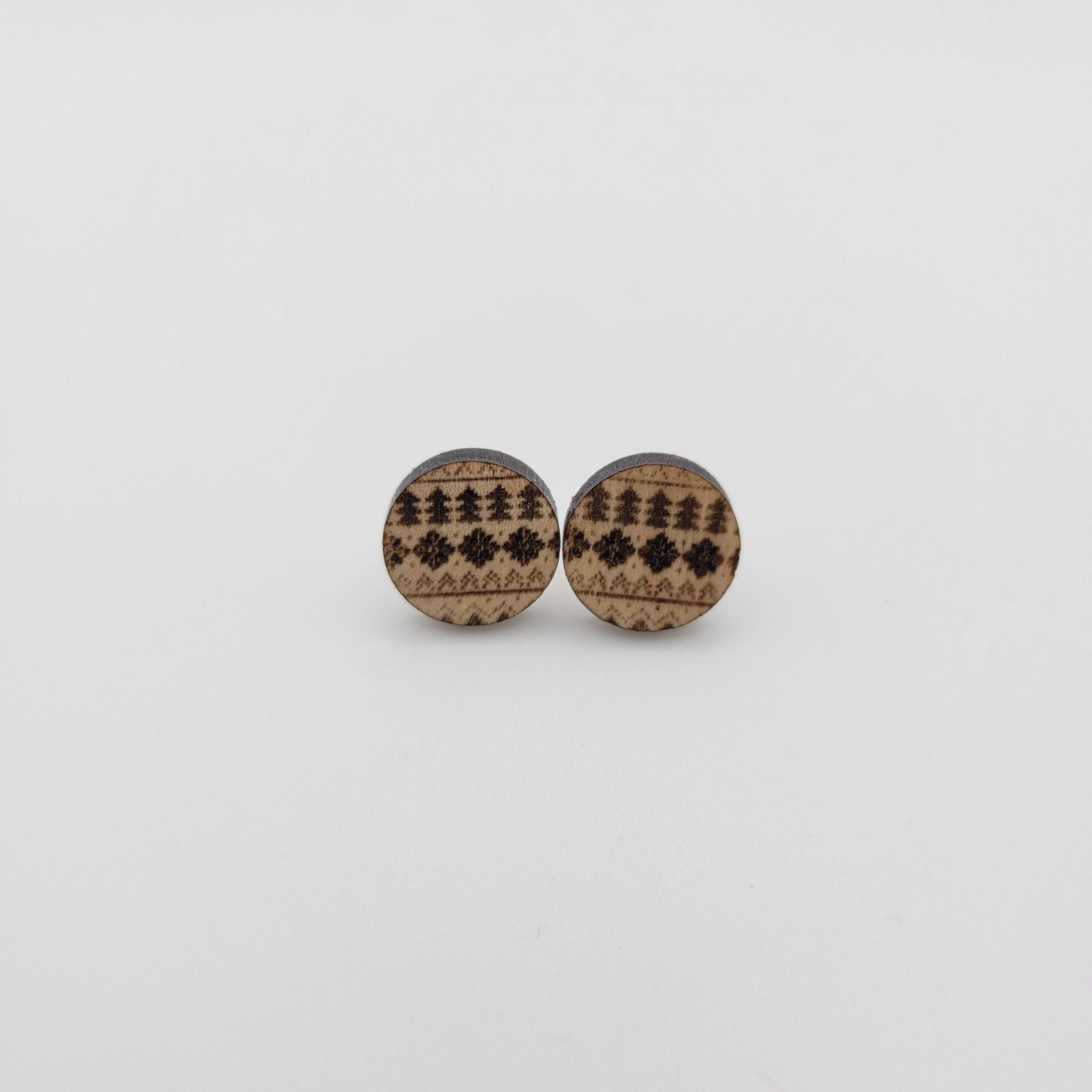 Christmas Sweater Stud Earrings - 4 Arrows Creations