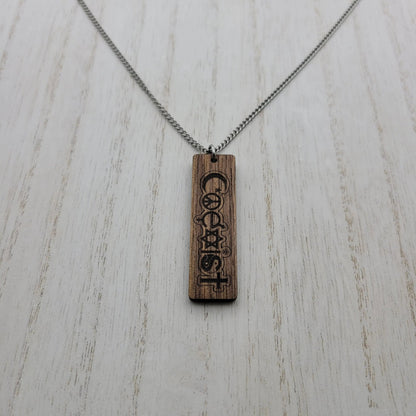 Coexist Wood Necklace - 4 Arrows Creations