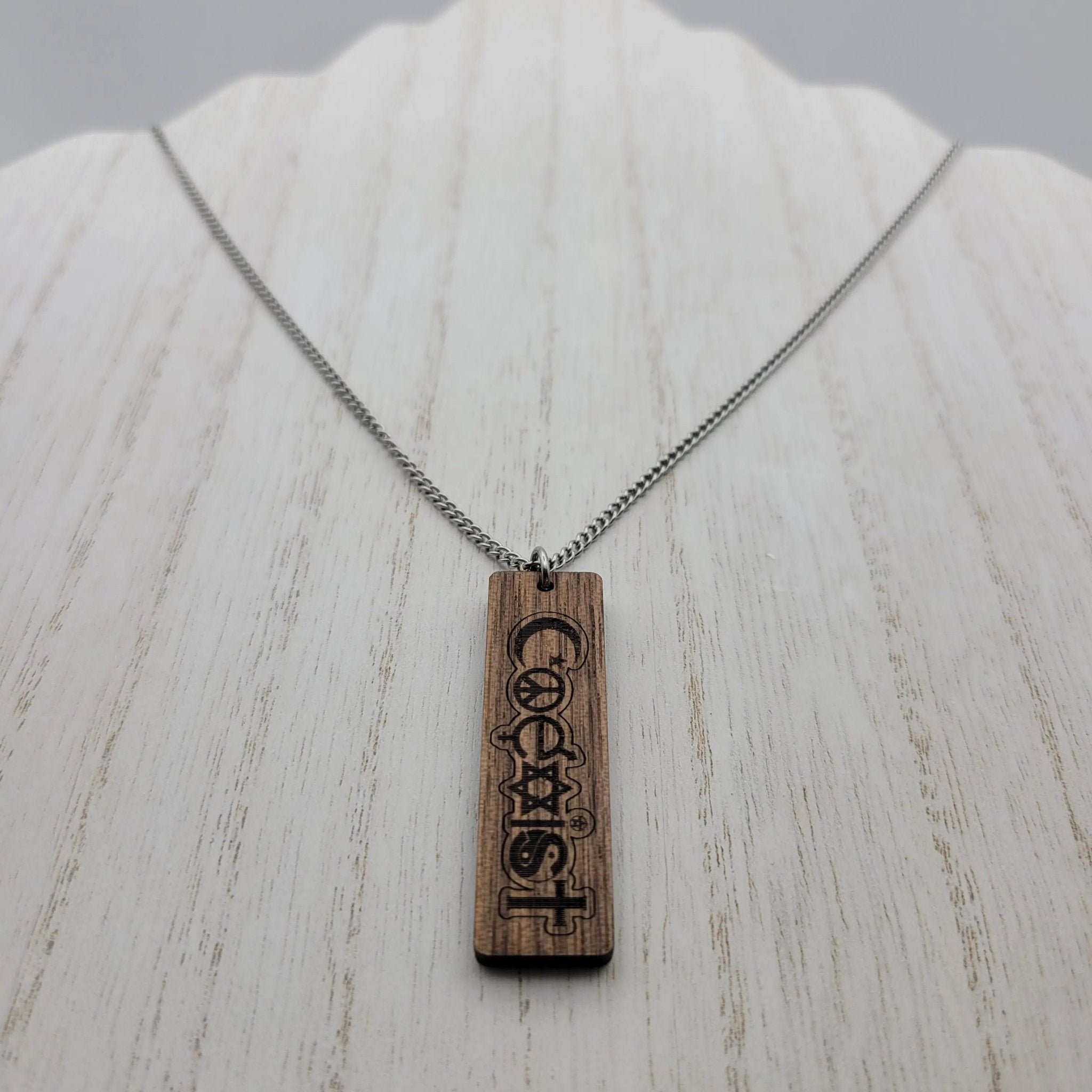 Coexist Wood Necklace - 4 Arrows Creations