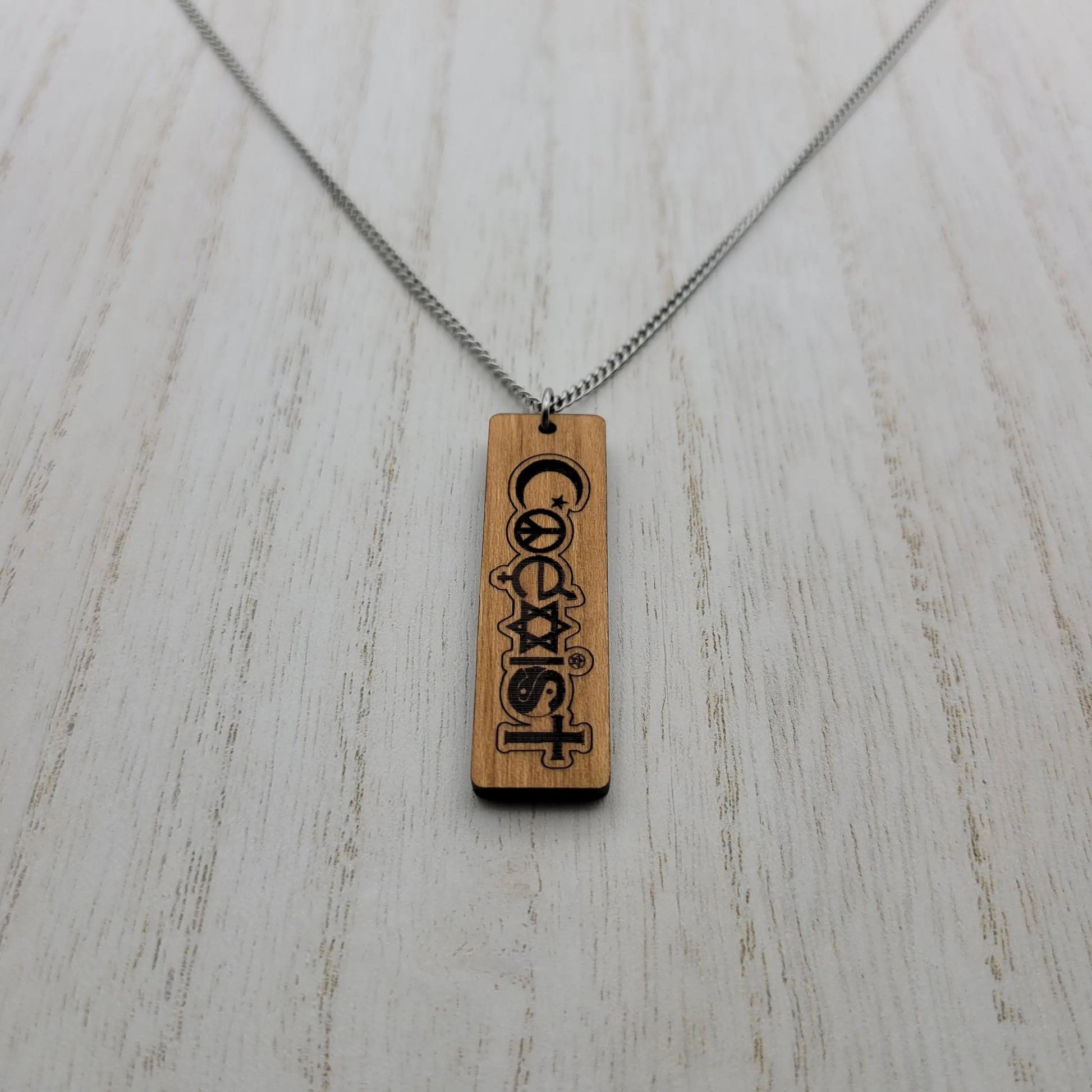 Coexist Wood Necklace - 4 Arrows Creations