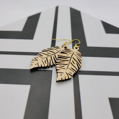 Dalisa Wood Earrings - 4 Arrows Creations