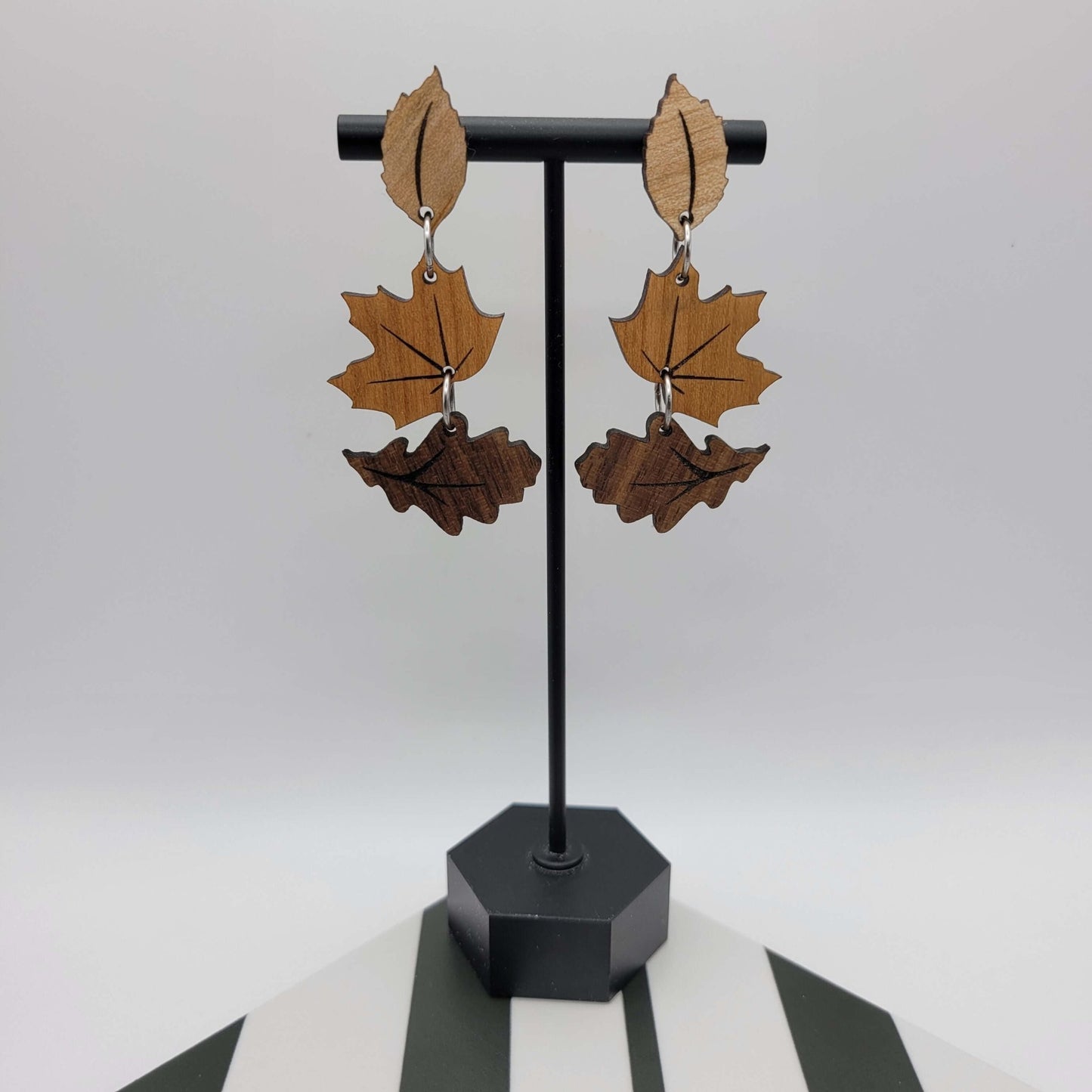 Fall Leaves Dangle Earrings - 4 Arrows Creations