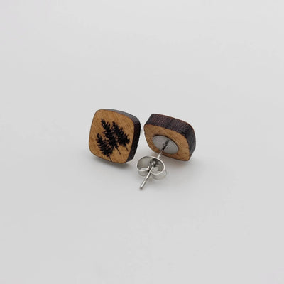 Into the Woods Stud Earrrings - 4 Arrows Creations
