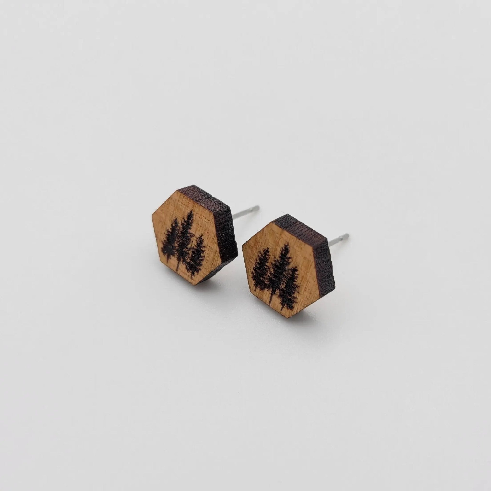 Into the Woods Stud Earrrings - 4 Arrows Creations