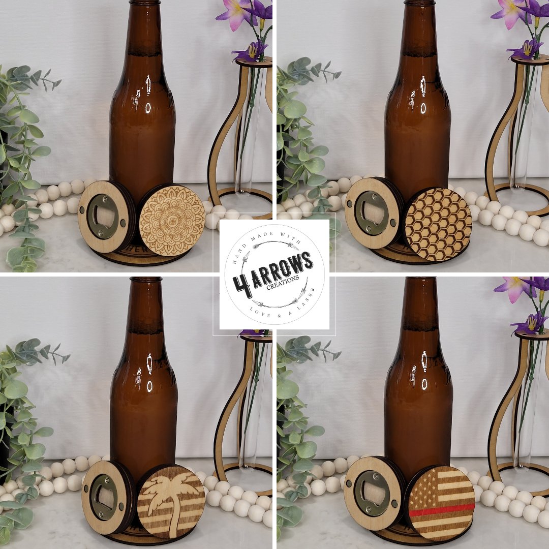 Magnetic Bottle Openers - 4 Arrows Creations