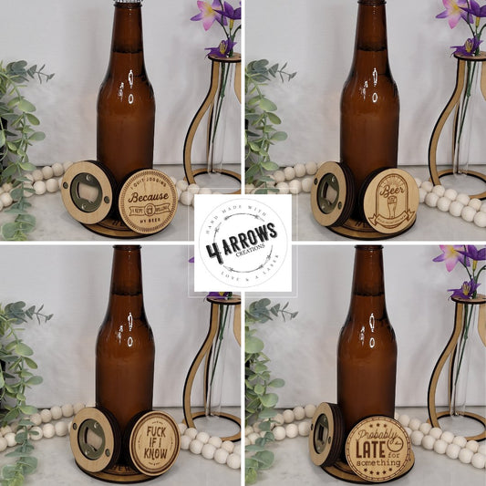 Magnetic Bottle Openers - 4 Arrows Creations