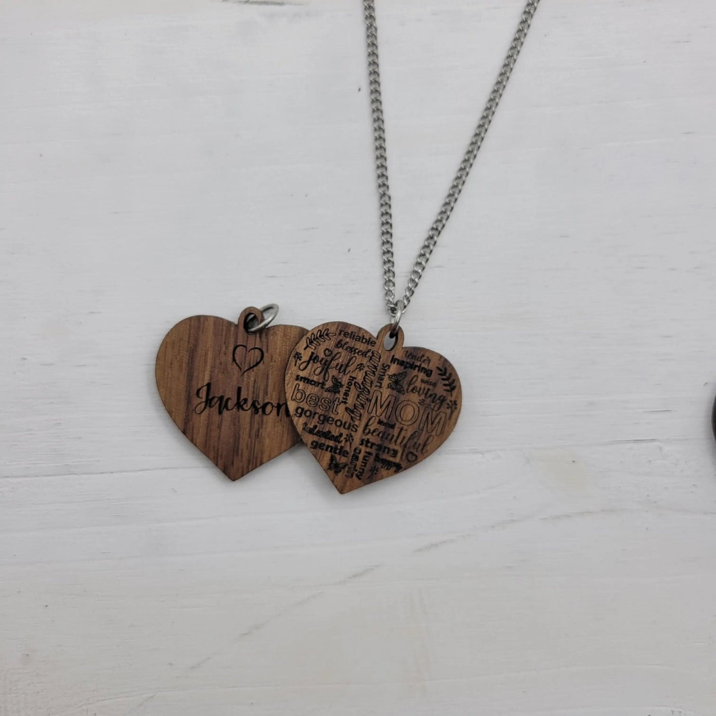 Mom Heart Necklace - 4 Arrows Creations