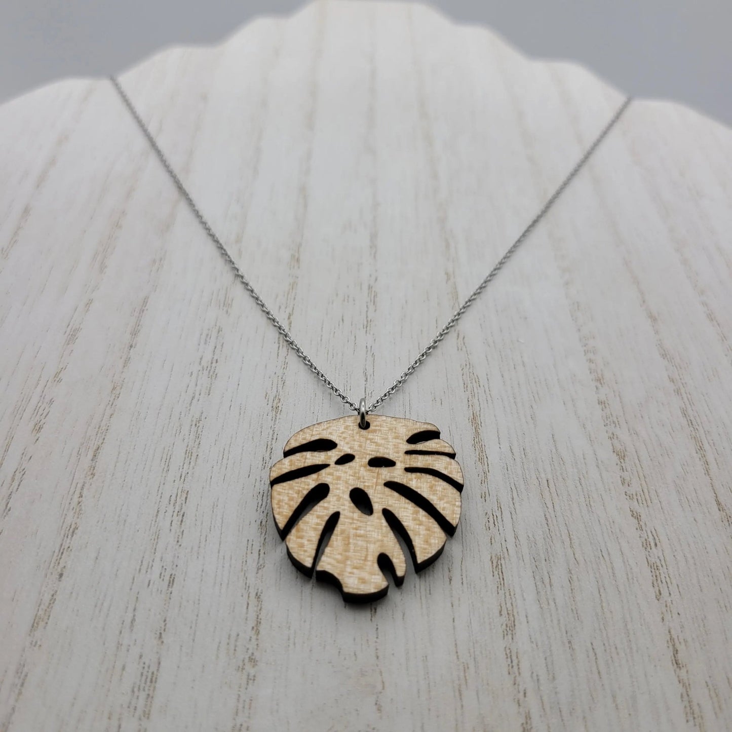 Monstera Leaf Necklace - 4 Arrows Creations