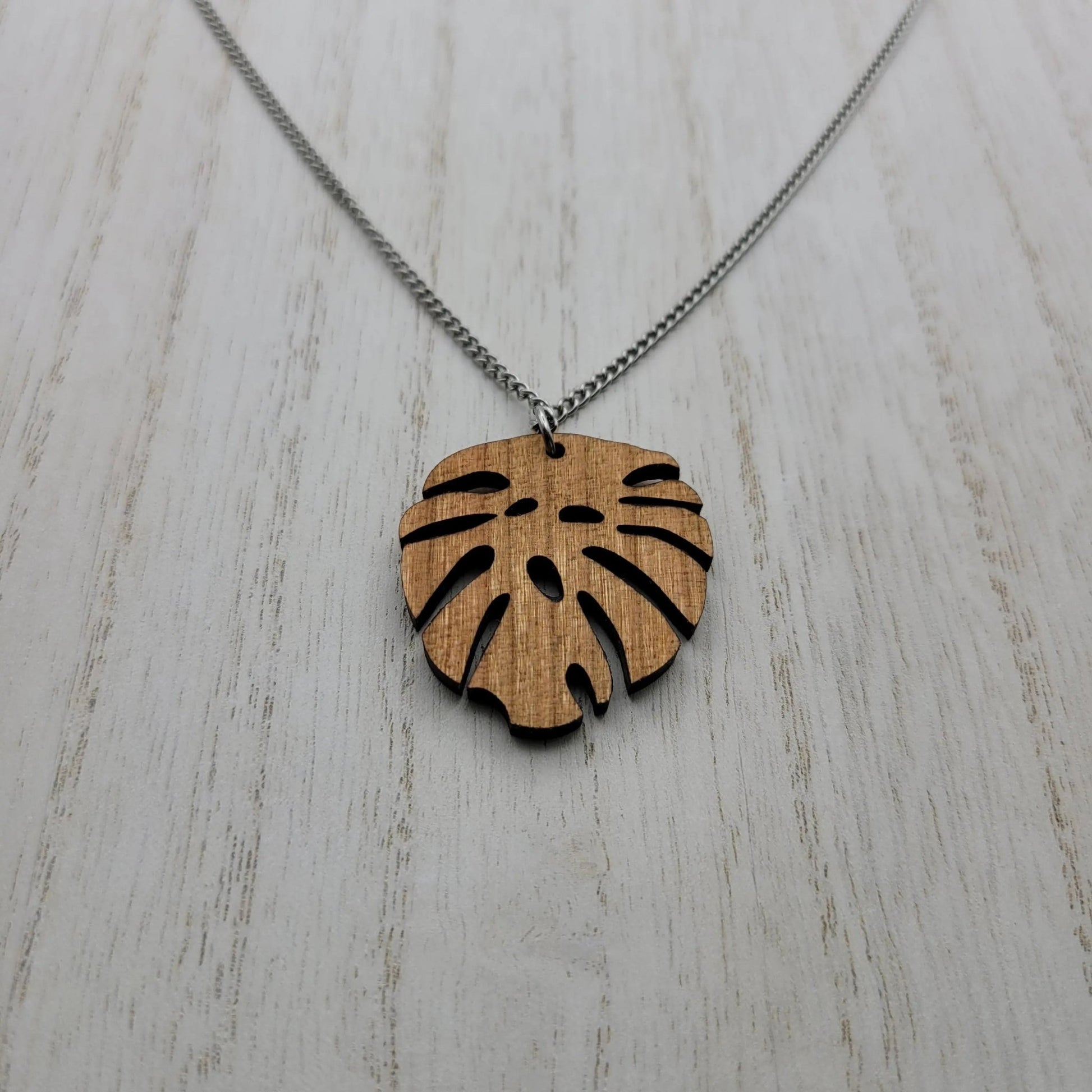 Monstera Leaf Necklace - 4 Arrows Creations