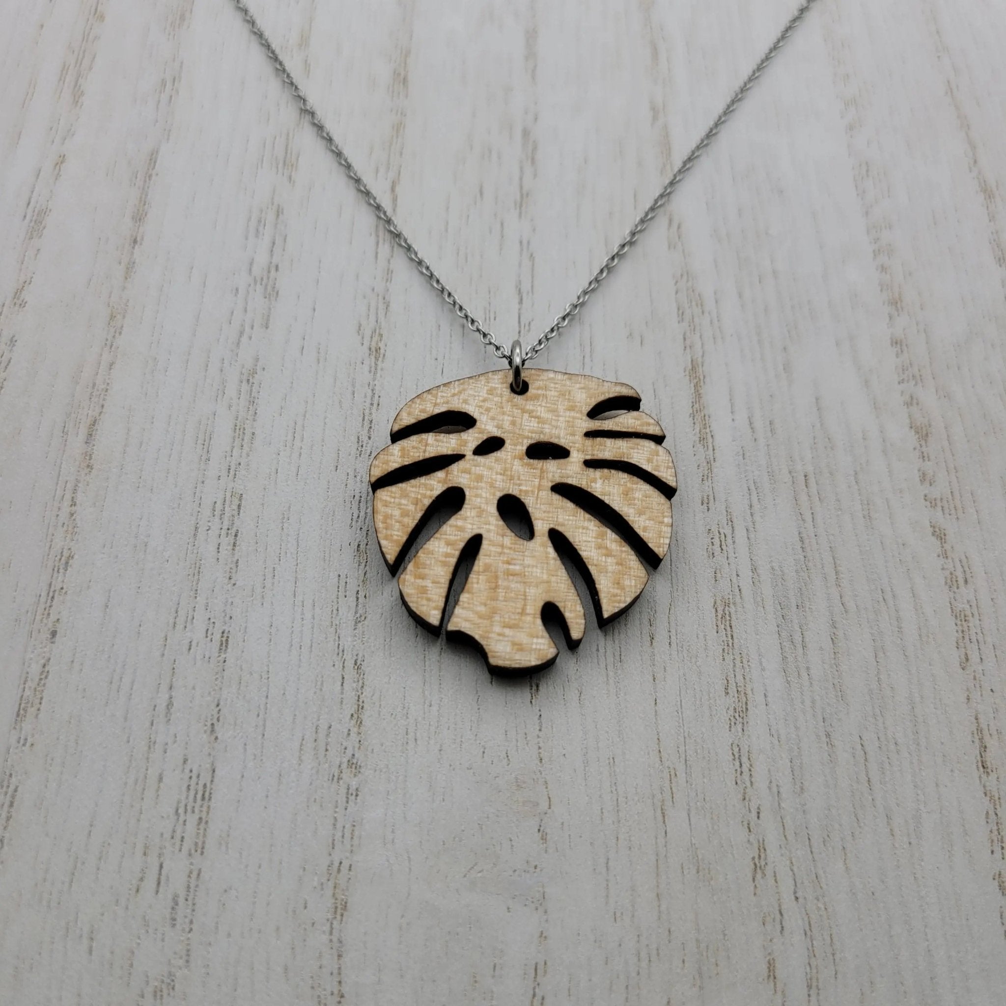 Monstera Leaf Necklace - 4 Arrows Creations