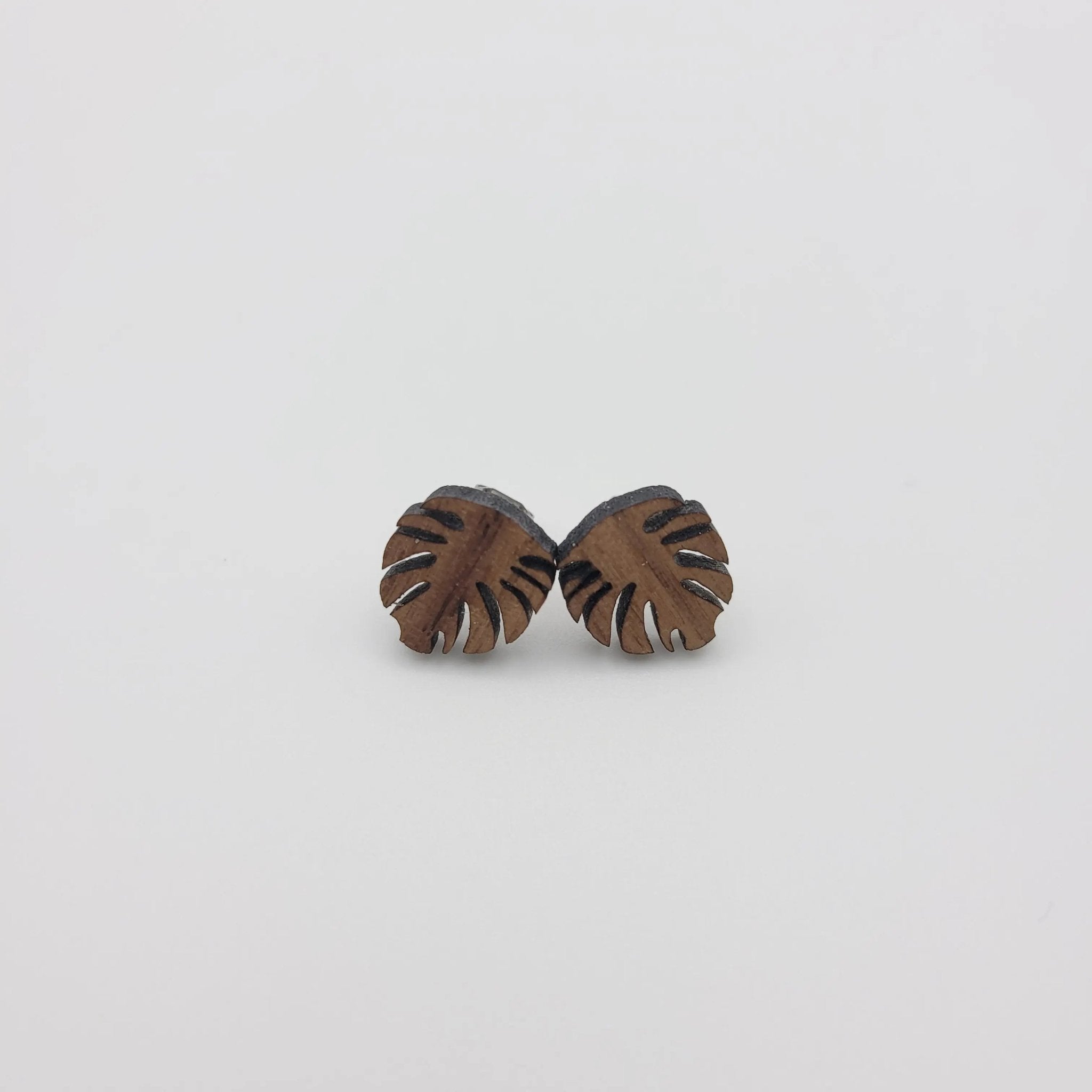 Monstera Leaf Studs - 4 Arrows Creations