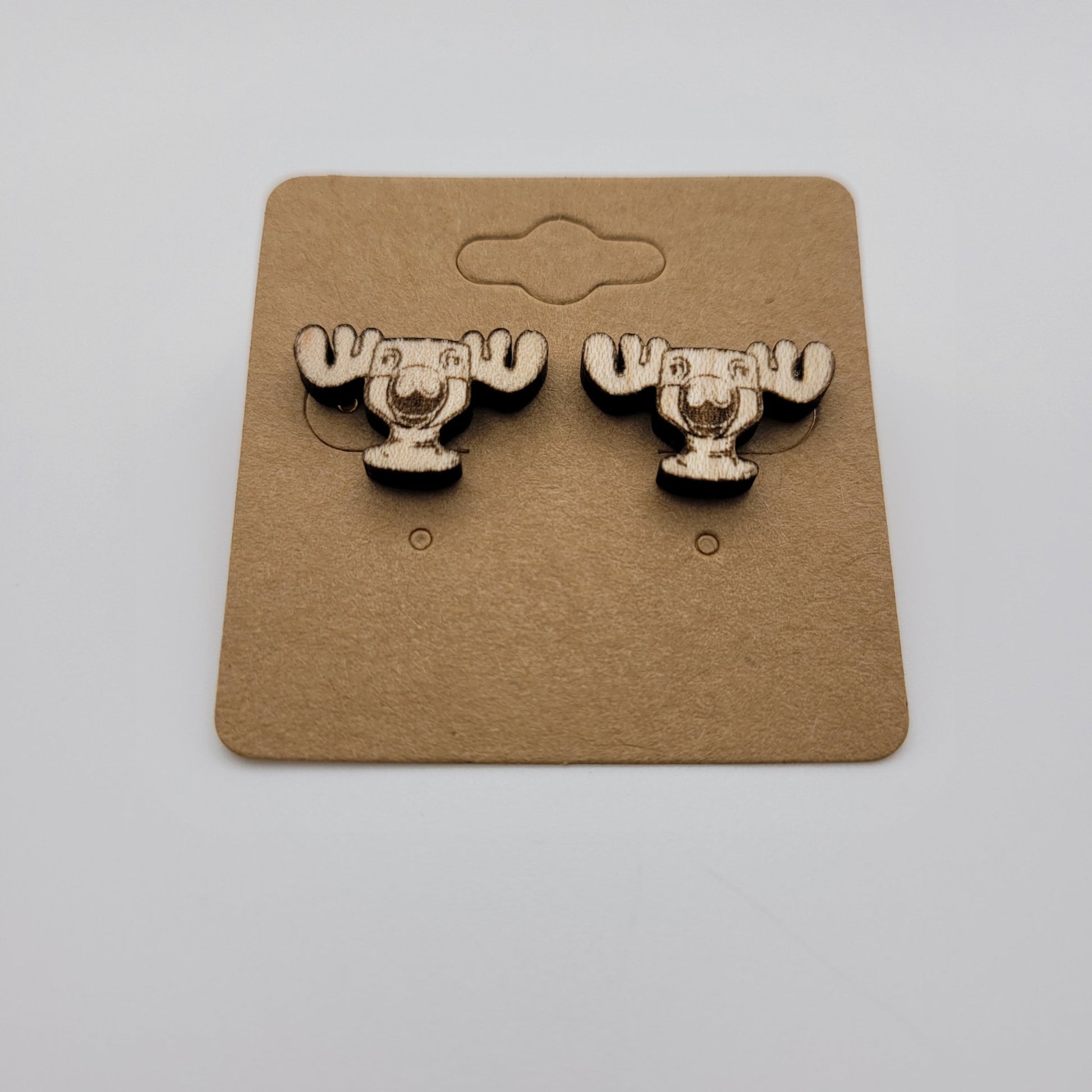 Moose Mug Stud Earrings - 4 Arrows Creations