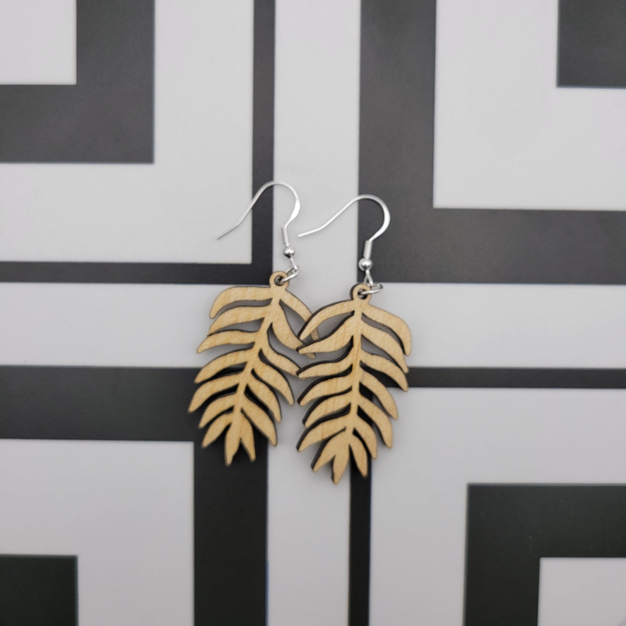Olevia Wood Earrings - 4 Arrows Creations