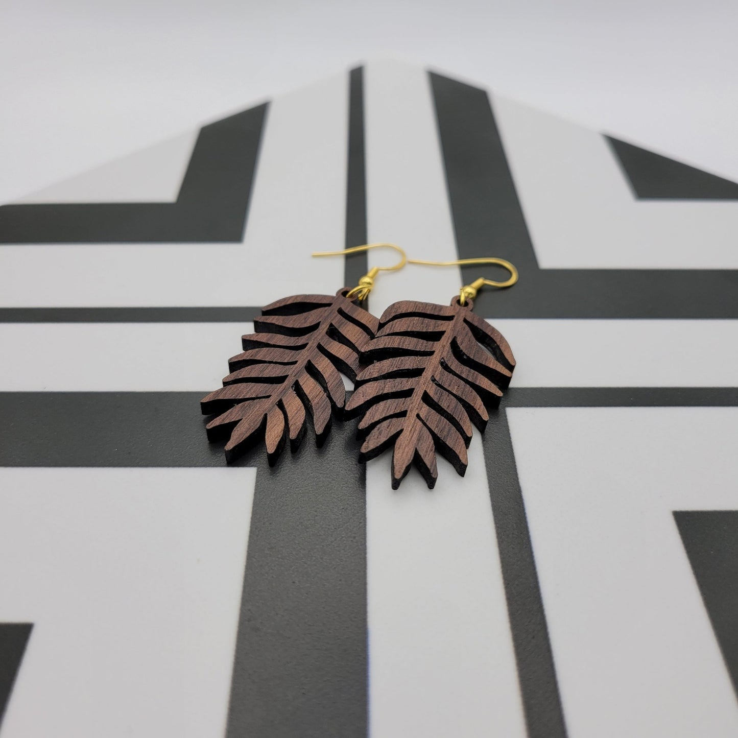 Olevia Wood Earrings - 4 Arrows Creations