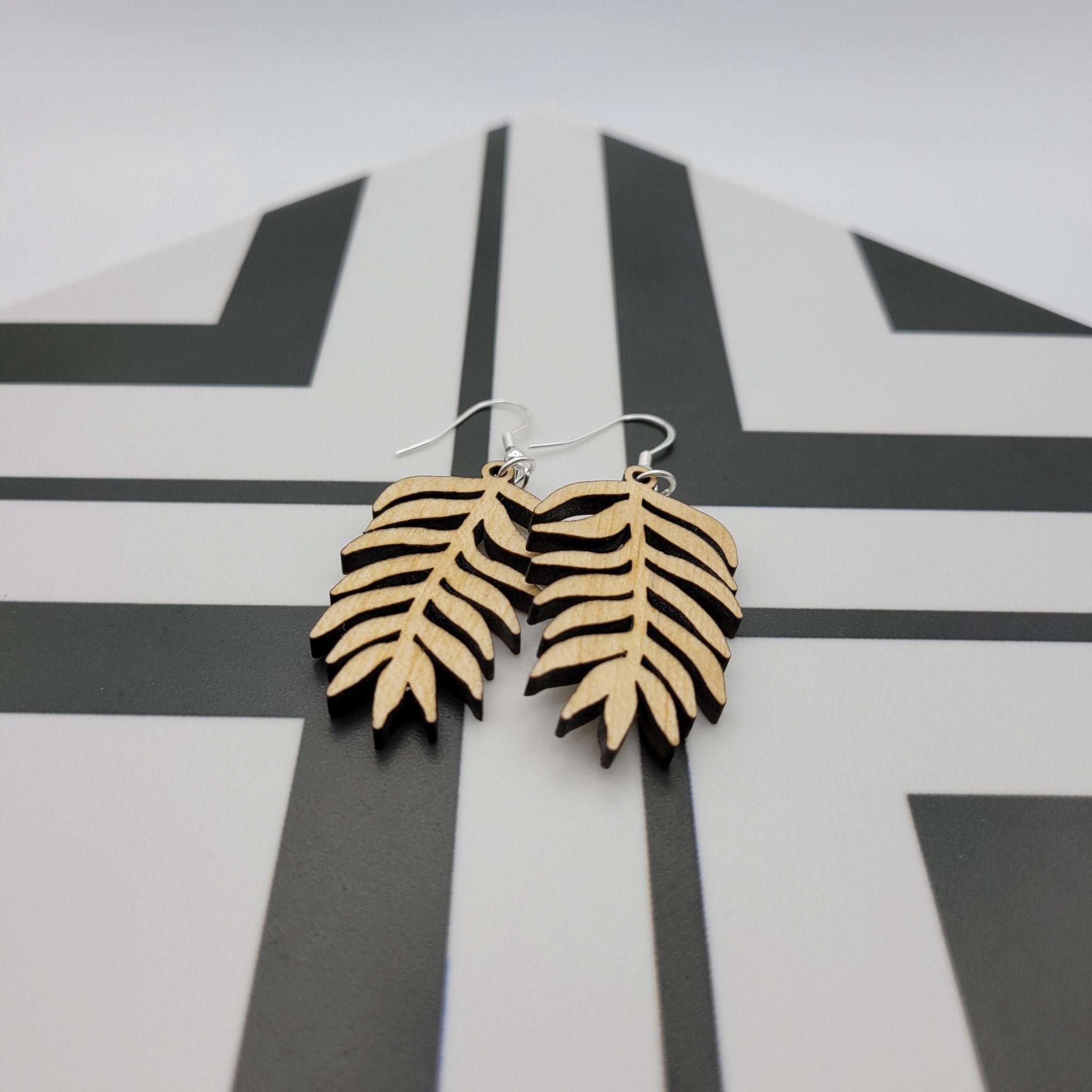 Olevia Wood Earrings - 4 Arrows Creations