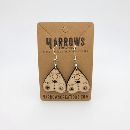 Ouija Board Dangle Earrings - 4 Arrows Creations