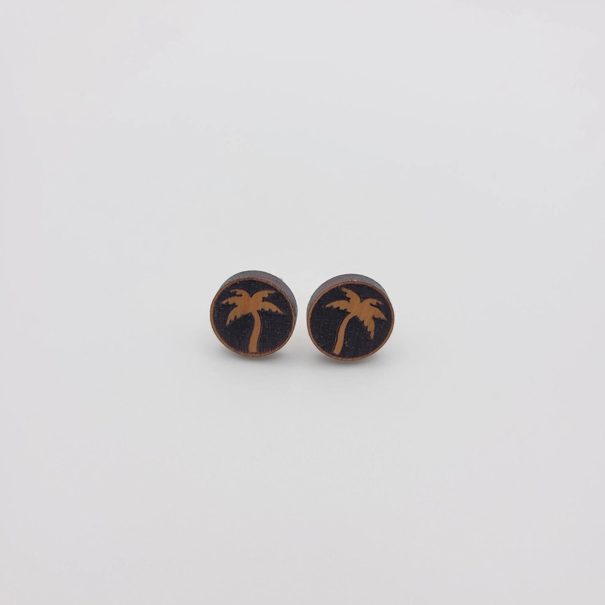 Palm Tree Studs - 4 Arrows Creations