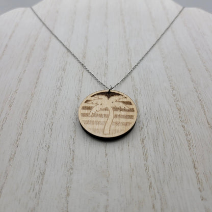 Sunset Wood Necklace - 4 Arrows Creations