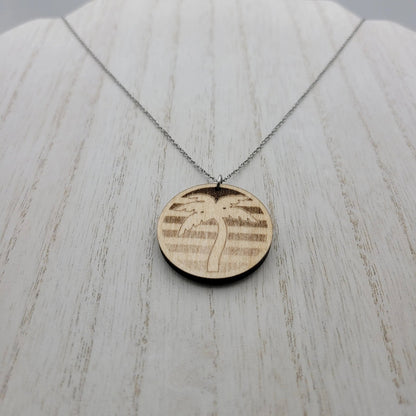 Sunset Wood Necklace - 4 Arrows Creations