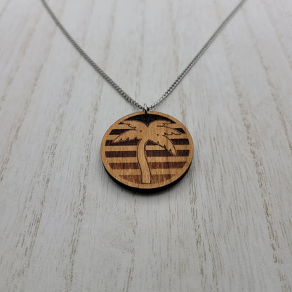 Sunset Wood Necklace - 4 Arrows Creations