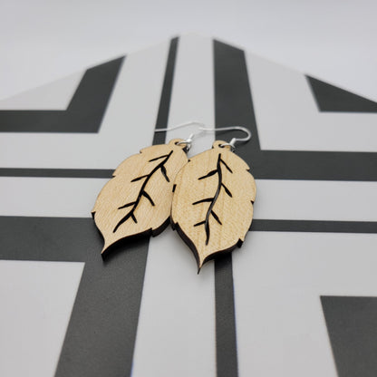 Suparna Wood Earrings - 4 Arrows Creations