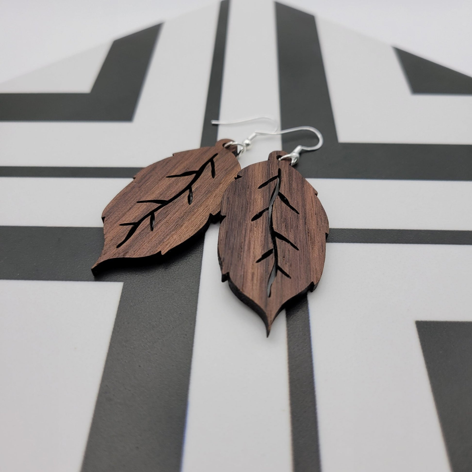 Suparna Wood Earrings - 4 Arrows Creations