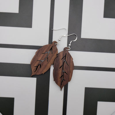 Suparna Wood Earrings - 4 Arrows Creations