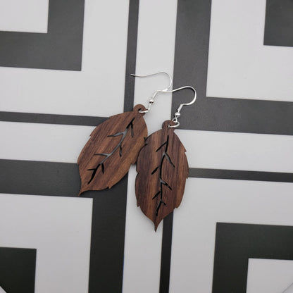 Suparna Wood Earrings - 4 Arrows Creations