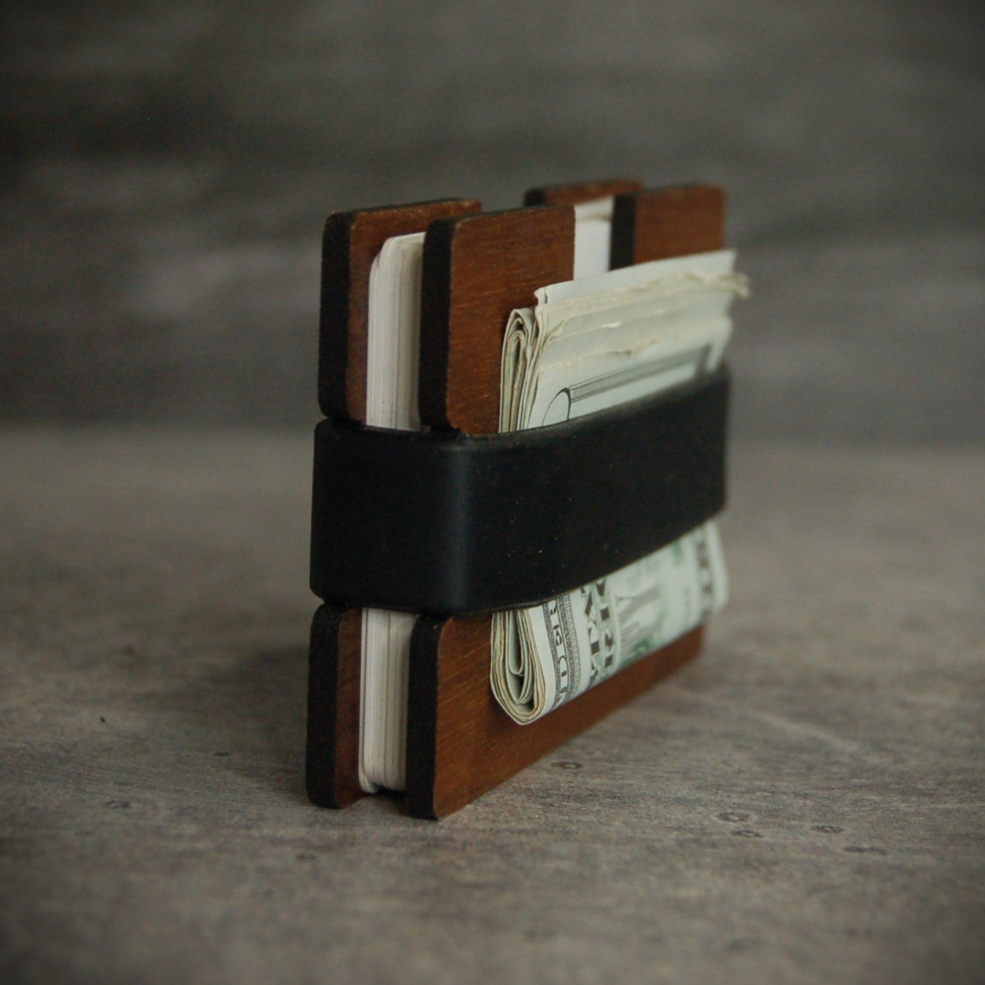 The American Flag Wood Wallet - 4 Arrows Creations