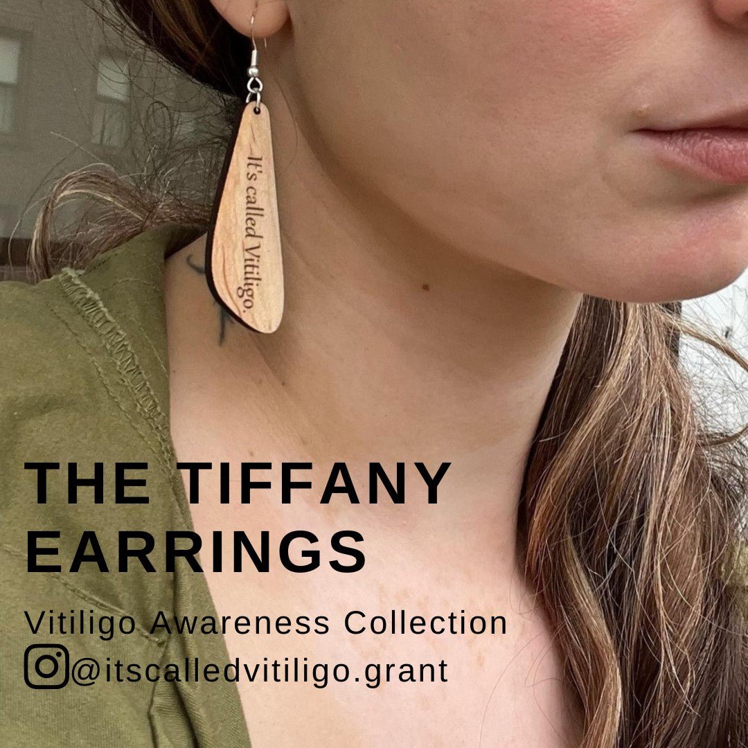The Tiffany Vitiligo Earrings (long) - 4 Arrows Creations